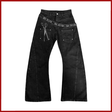 Flar3d Scissors Jeans
